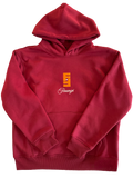 FIRUNGI RED TERRY HOODIE