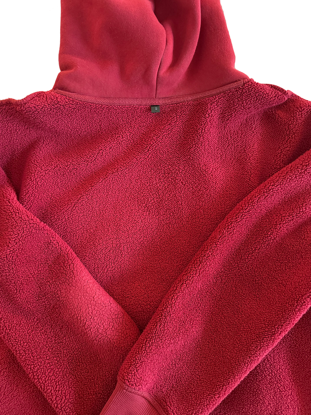 FIRUNGI RED TERRY HOODIE