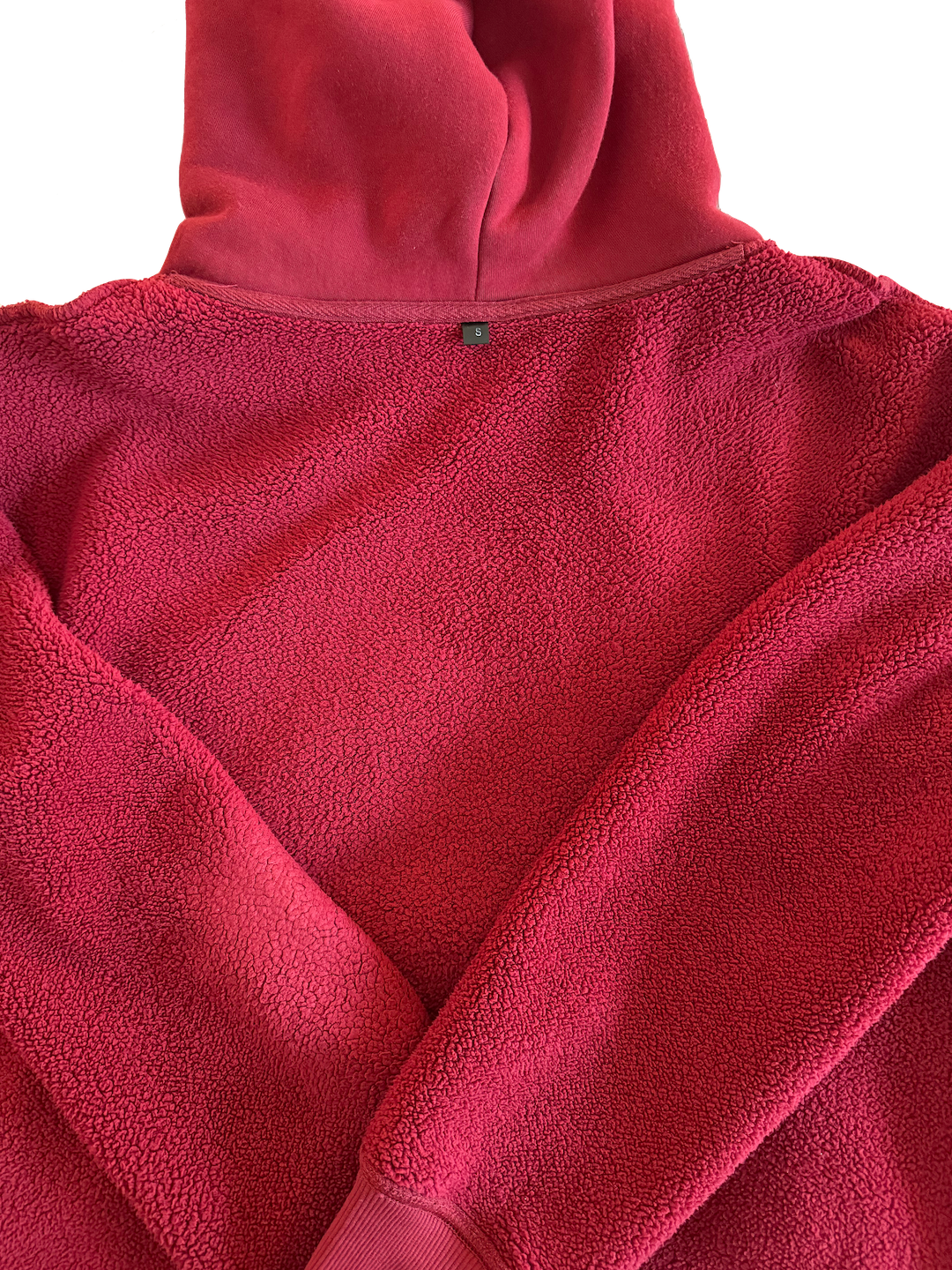 FIRUNGI RED TERRY HOODIE